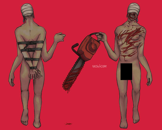 crying sawyer concept art
